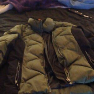 ZeroXposur Green and Black Puffer Jacket